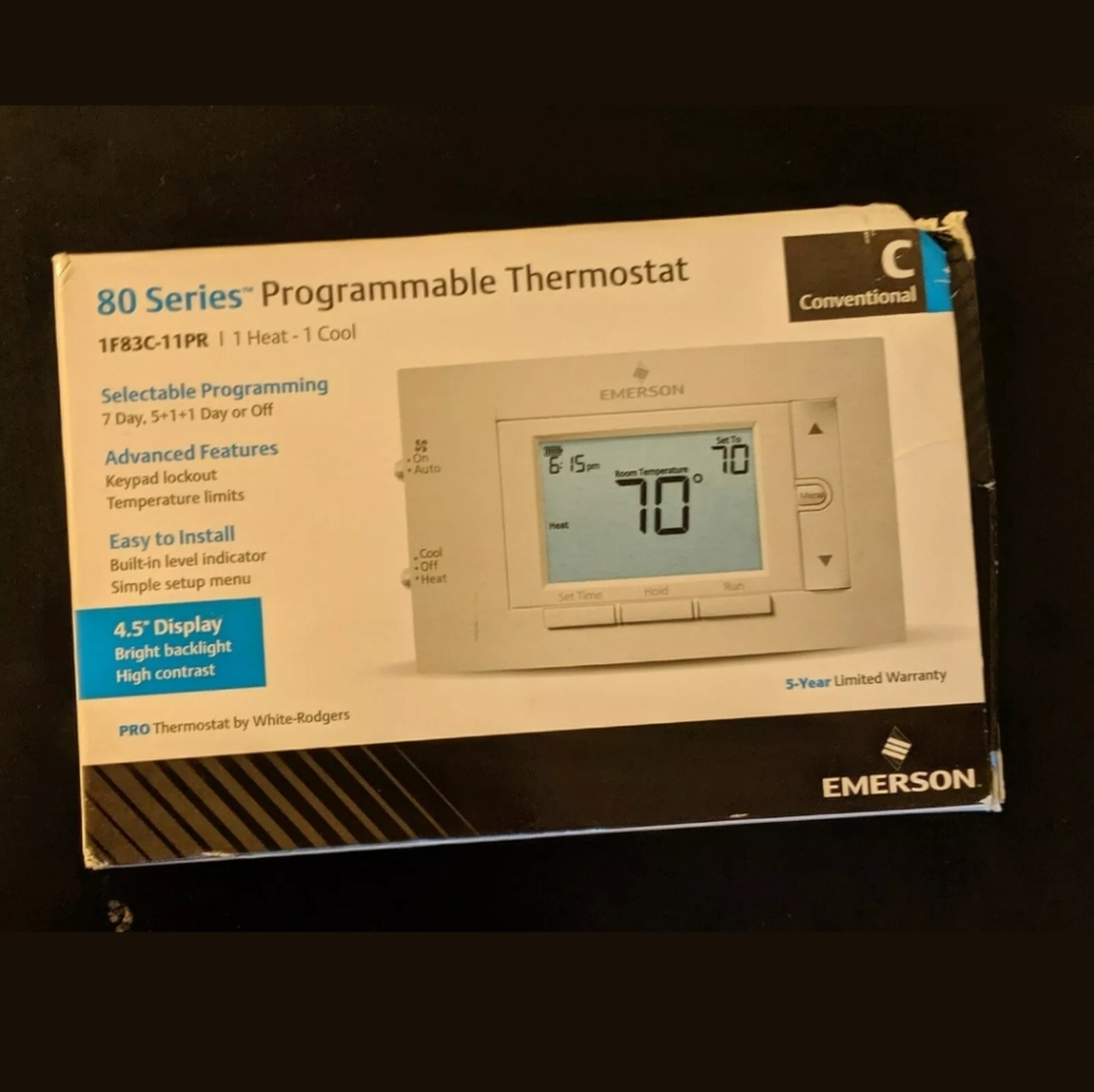 Emerson 1F83C-11PR 80 Series Programmable Thermost